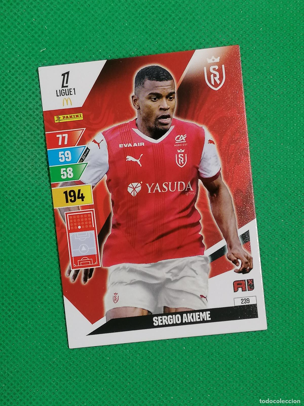 Cromos de Futebol: 239 SERGIO AKIEME STADE DE REIMS ⚽ LIGUE 1 MCDONALDS ADRENALYN XL 2024 2025 24 25 ⚽