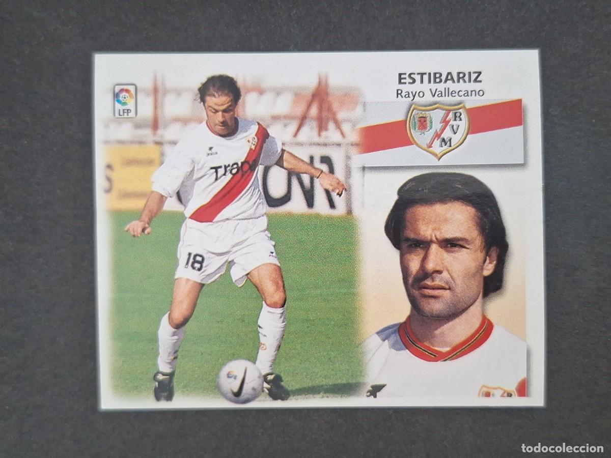 Cromos de f&uacute;tbol: L5 ESTIBARIZ RAYO VALLECANO LIGA ESTE 1999 2000 99 00 NUNCA PEGADO SIN PEGAR