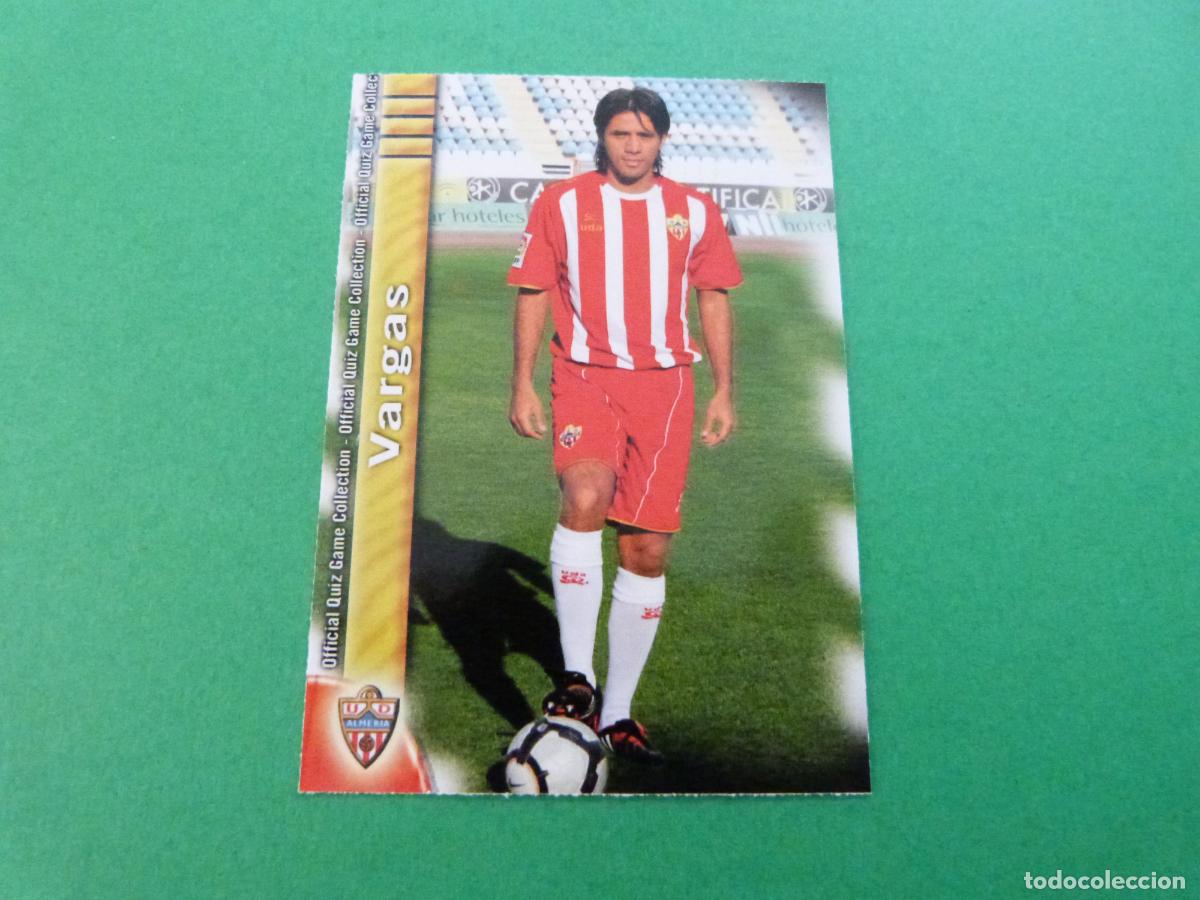 Cromos de f&uacute;tbol: TRADING CARD FUTBOL VARGAS U.D. ALMERIA N&ordm; 655 UH FICHAS LIGA MUNDICROMO 2009-2010/09-10