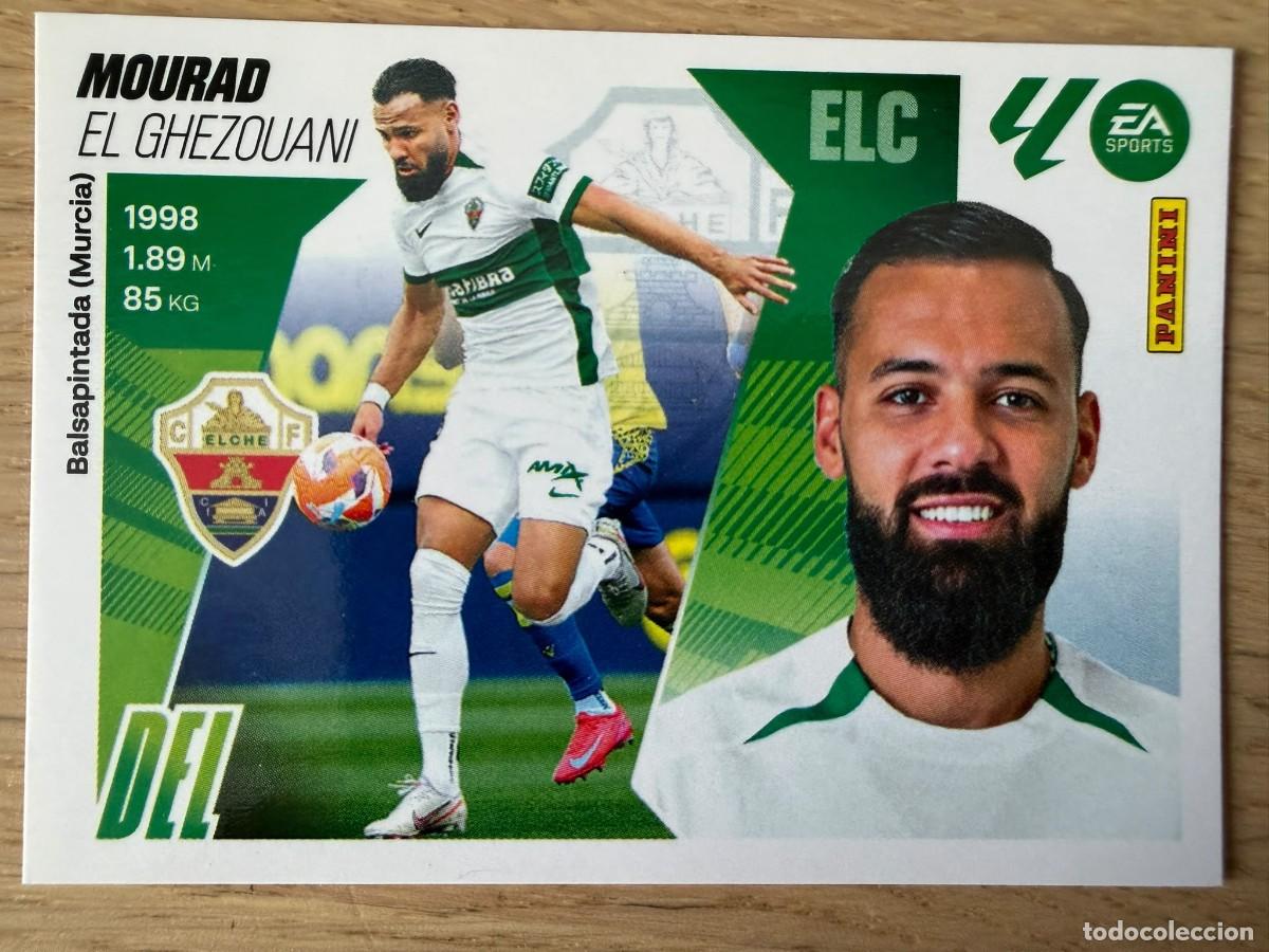 Cromos de f&uacute;tbol: 20 MOURAD ELCHE 25 26 2025 2026 LIGA EA SPORTS COLECCIONES ESTE SIN PEGAR STICKER