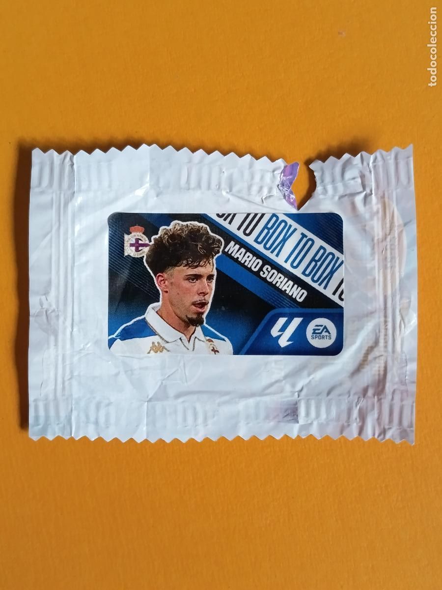 Cromos de f&uacute;tbol: MARIO SORIANO. BOX TO BOX. DEPORTIVO LA CORU&Ntilde;A. CHICLE LIGA ESTE 2026-27. PANINI