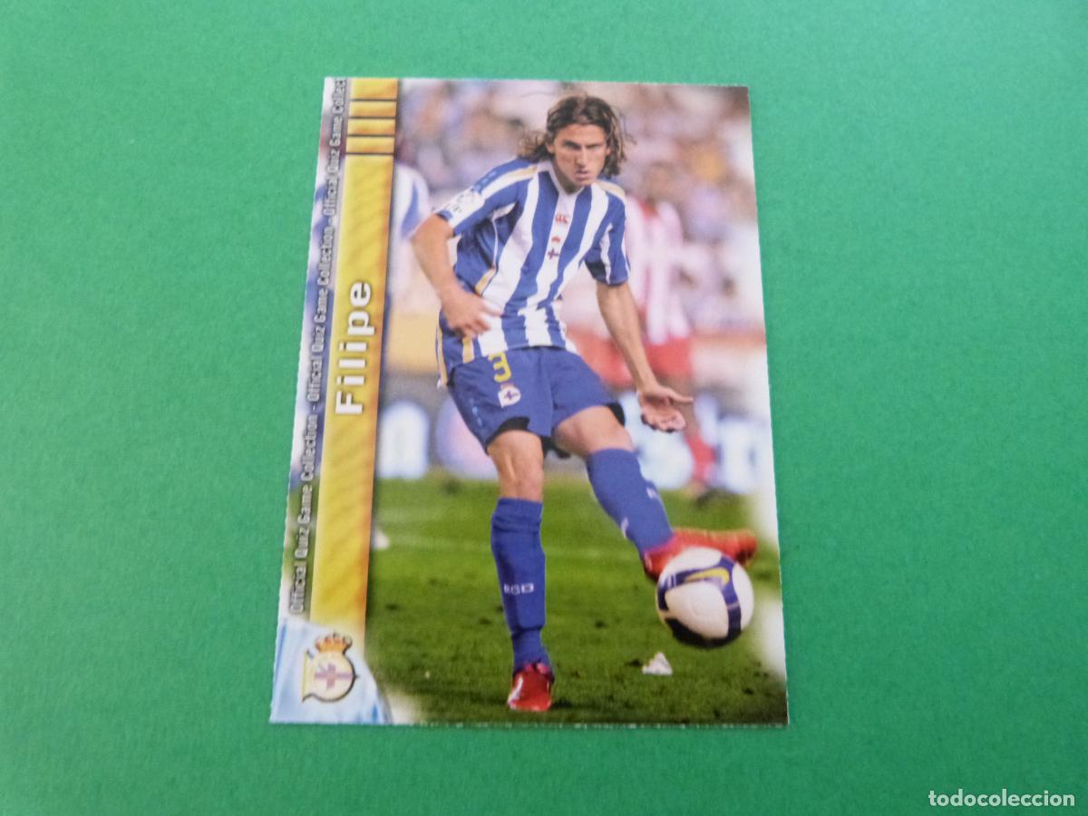 Cromos de f&uacute;tbol: TRADING CARD FUTBOL FILIPE DEPORTIVO LA CORU&Ntilde;A N&ordm; 654 UH FICHAS LIGA MUNDICROMO 2009-2010/09-10