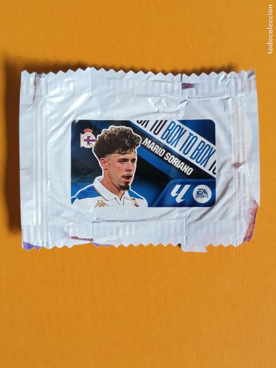 Cromos de f&uacute;tbol: MARIO SORIANO. BOX TO BOX. DEPORTIVO LA CORU&Ntilde;A. CHICLE LIGA ESTE 2026-27. PANINI