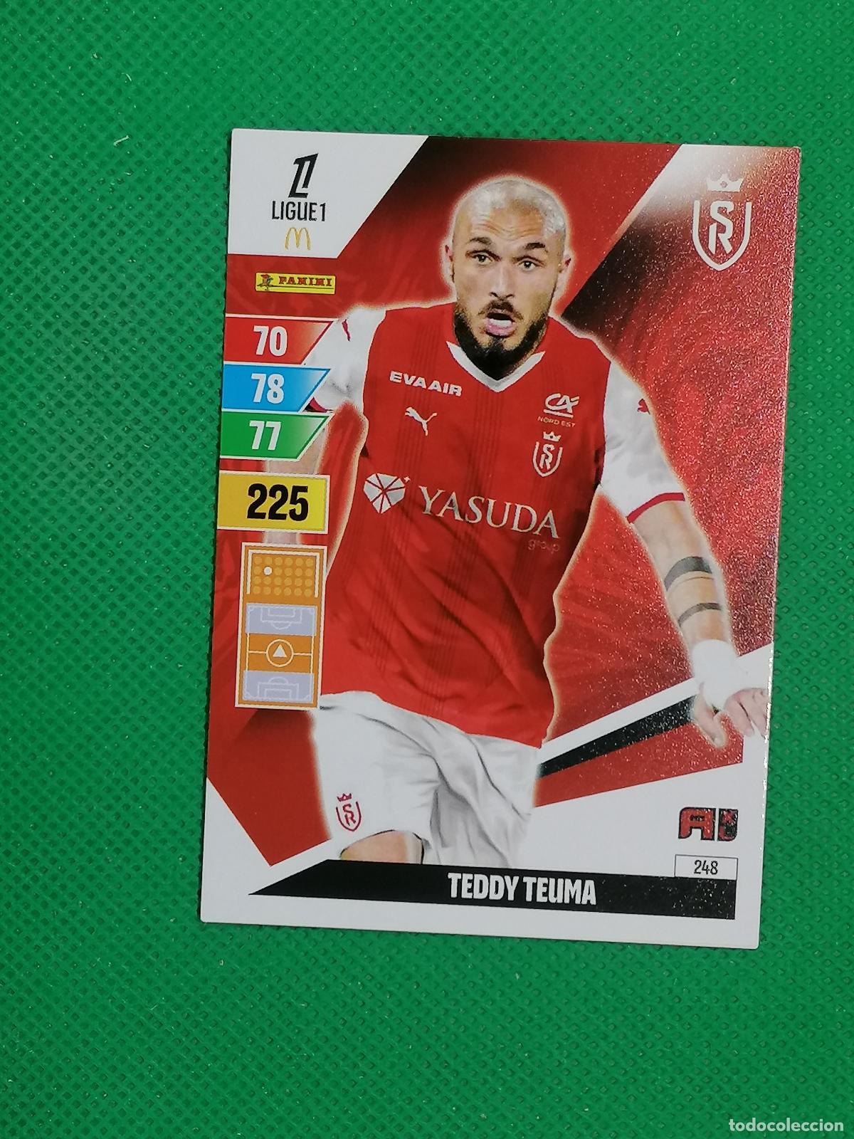 Cromos de f&uacute;tbol: 248 TEDDY TEUME STADE DE REIMS ⚽ LIGUE 1 MCDONALDS ADRENALYN XL 2024 2025 24 25 ⚽