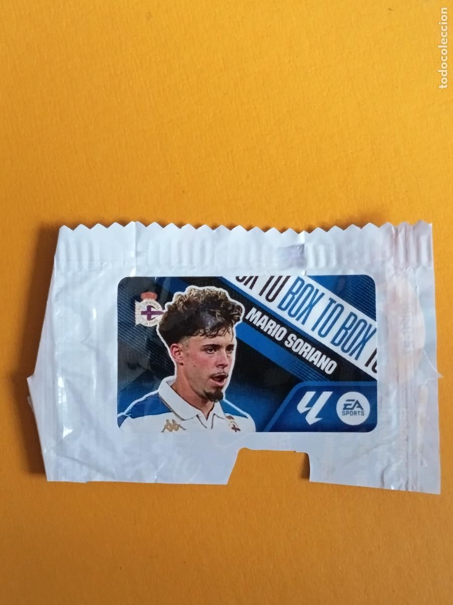 Cromos de f&uacute;tbol: MARIO SORIANO. BOX TO BOX. DEPORTIVO LA CORU&Ntilde;A. CHICLE LIGA ESTE 2026-27. PANINI