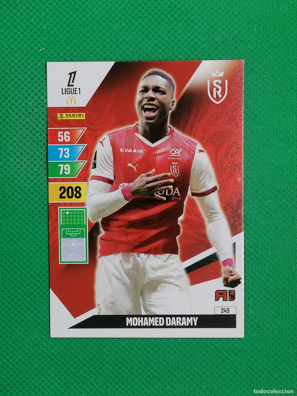 Cromos de f&uacute;tbol: 249 MOHAMED DARAMY STADE DE REIMS ⚽ LIGUE 1 MCDONALDS ADRENALYN XL 2024 2025 24 25 ⚽