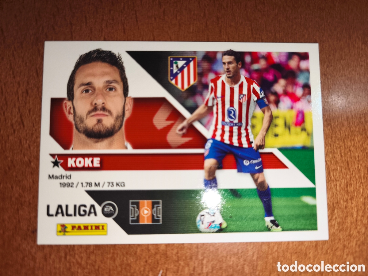 Cromos de f&uacute;tbol: Koke n&deg;11 liga este 26/27 Atl&eacute;tico De Madrid