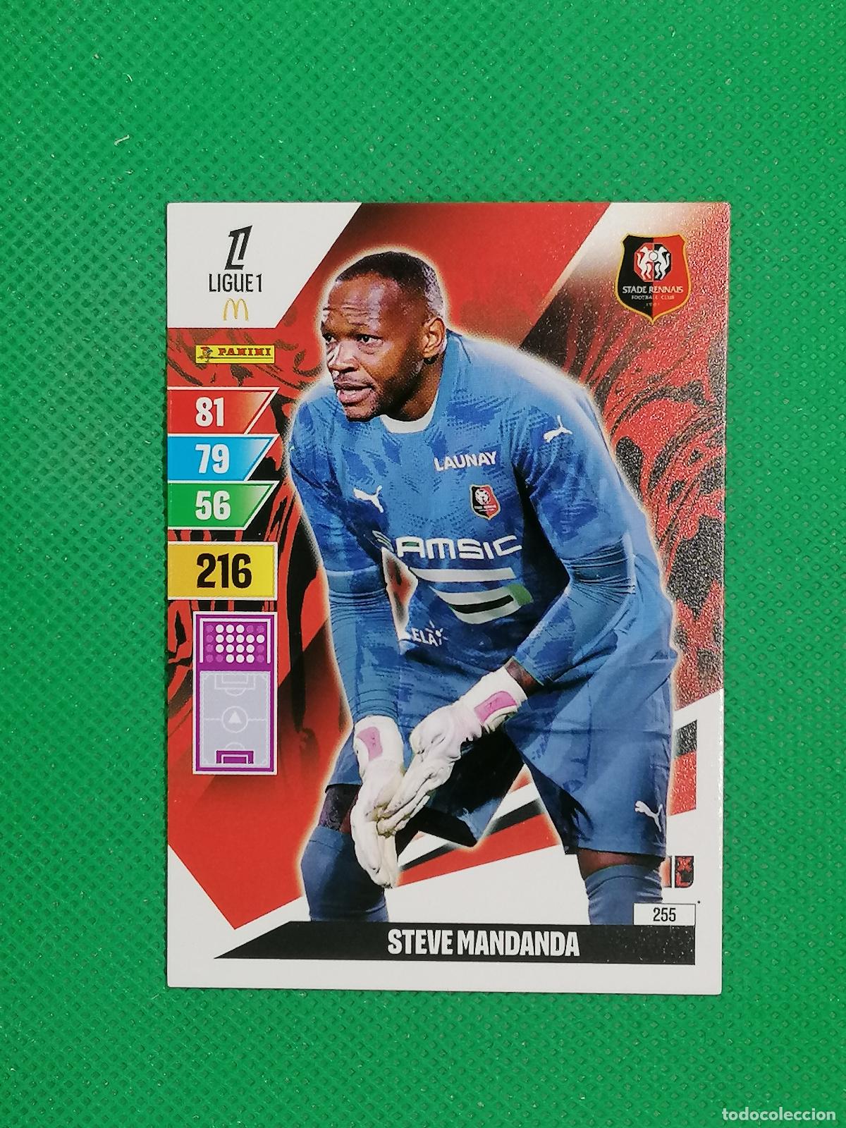 Cromos de f&uacute;tbol: 255 STEVE MANDANDA STADE RENNAIS ⚽ LIGUE 1 MCDONALDS ADRENALYN XL 2024 2025 24 25 ⚽