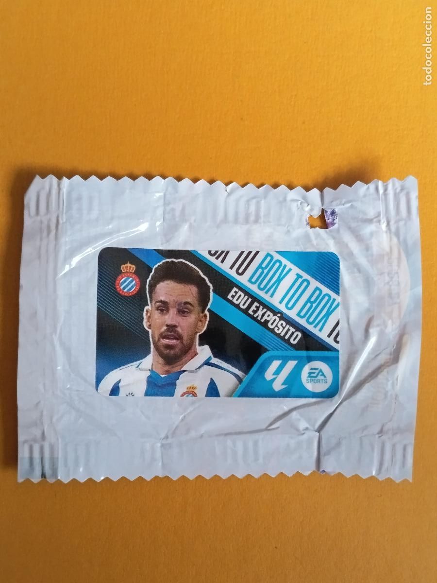 Cartes &agrave; collectionner de Football: EDU EXP&Oacute;SITO. BOX TO BOX. R.C.D ESPA&Ntilde;OL. CHICLE LIGA ESTE 2026-27. PANINI