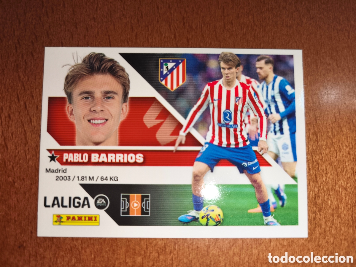 Football Stickers: Barrios n&deg;12 liga este 26/27 Atl&eacute;tico De Madrid