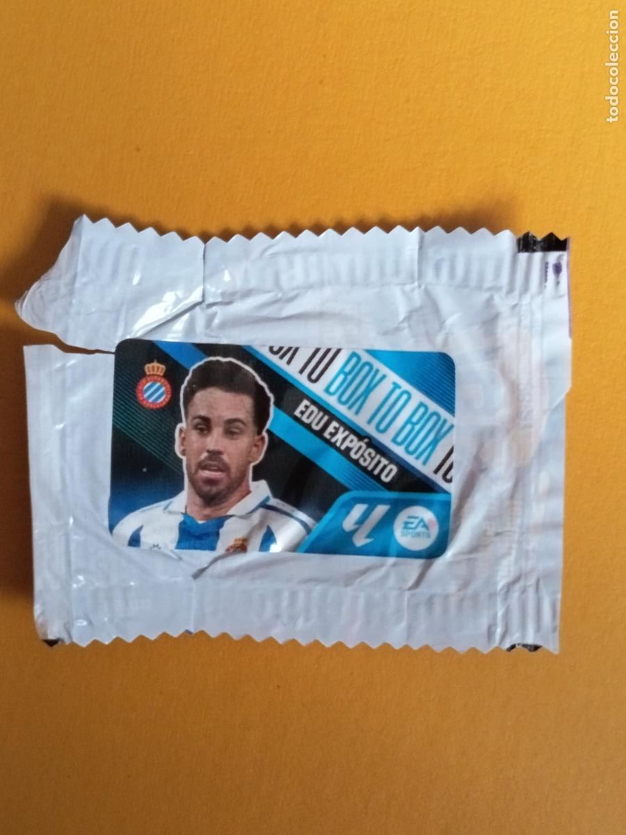 Football Stickers: EDU EXP&Oacute;SITO. BOX TO BOX. R.C.D ESPA&Ntilde;OL. CHICLE LIGA ESTE 2026-27. PANINI