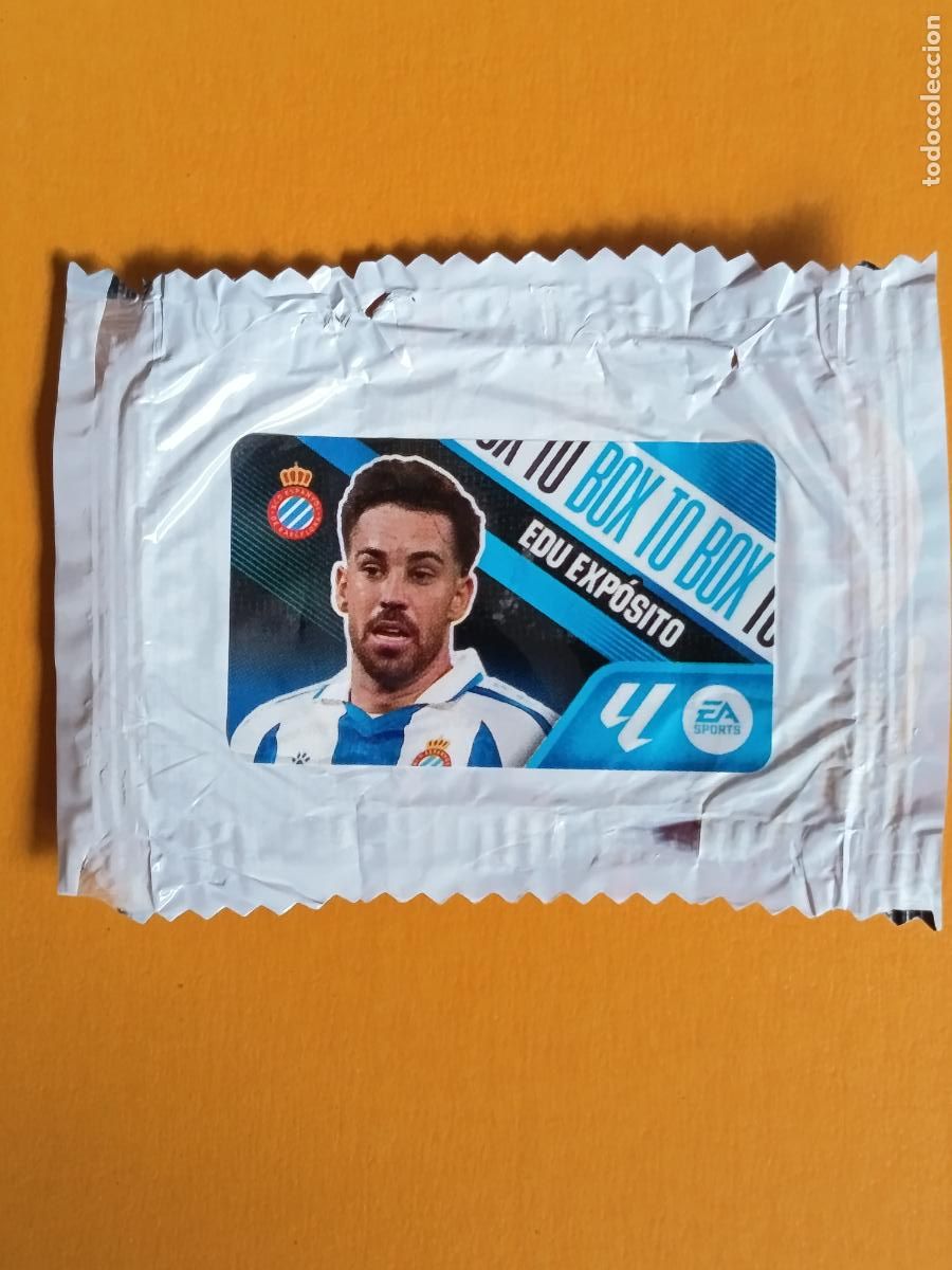 Football Stickers: EDU EXP&Oacute;SITO. BOX TO BOX. R.C.D ESPA&Ntilde;OL. CHICLE LIGA ESTE 2026-27. PANINI