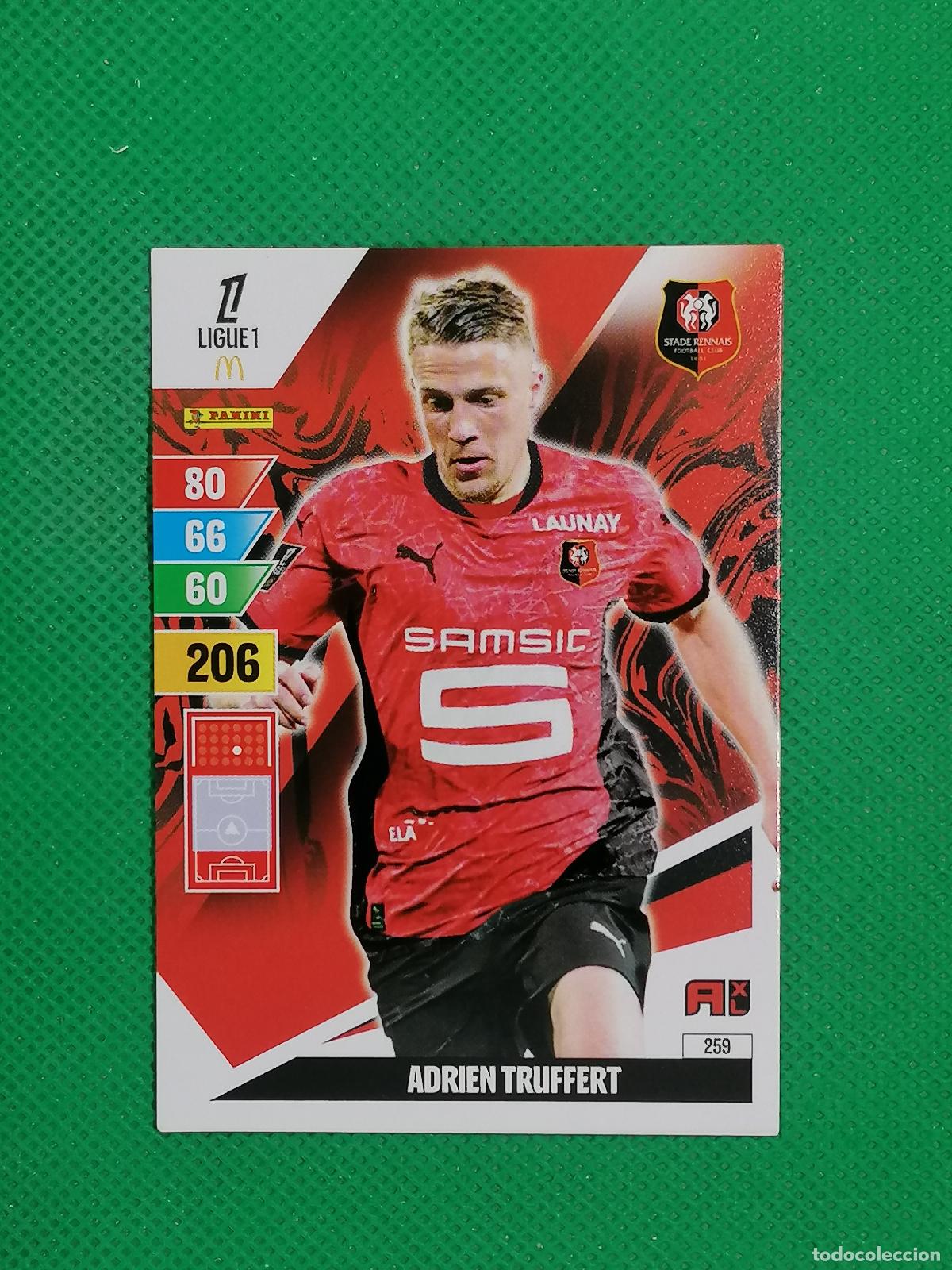 Football Stickers: 259 ADRIEN TRUFFERT STADE RENNAIS ⚽ LIGUE 1 MCDONALDS ADRENALYN XL 2024 2025 24 25 ⚽