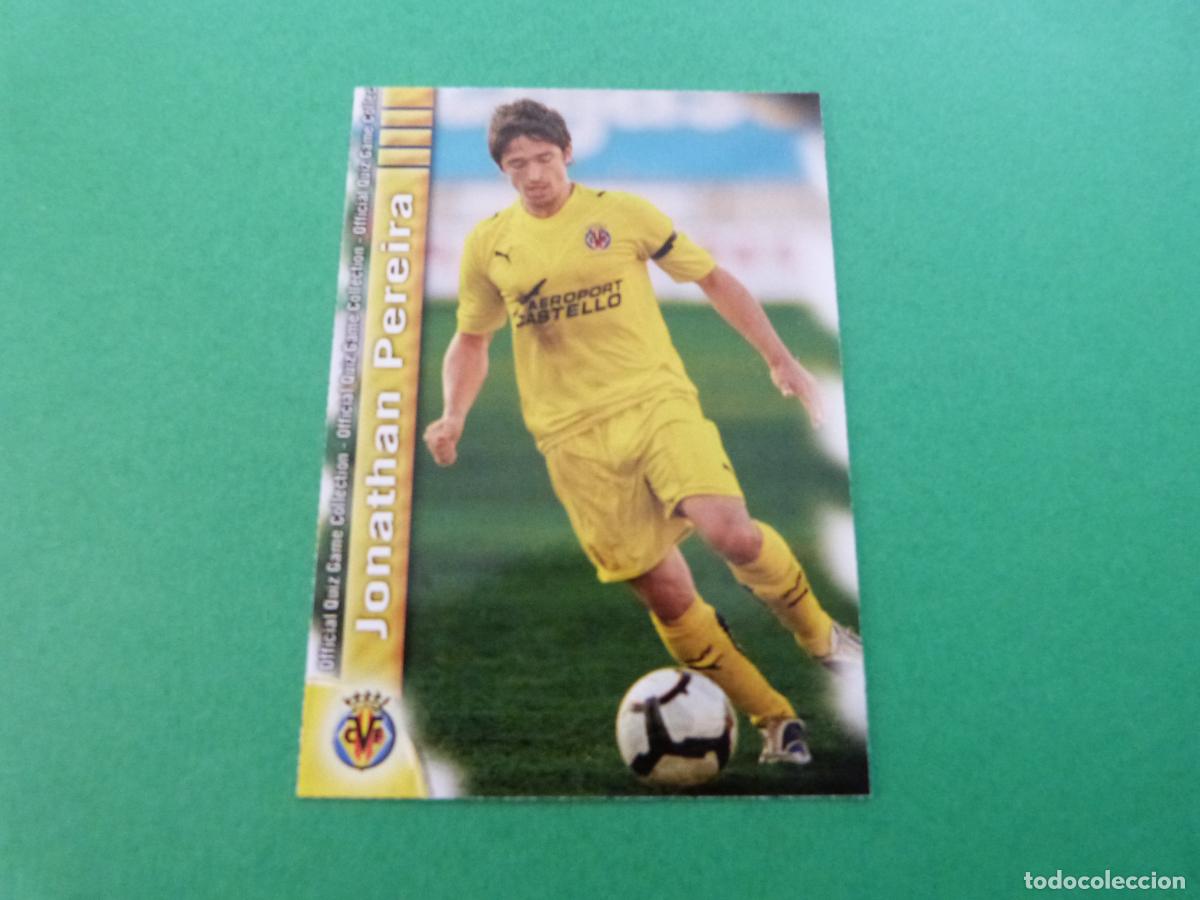 Football Stickers: TRADING CARD FUTBOL JONATHAN PEREIRA VILLARREAL C.F N&ordm; 651 UH FICHAS LIGA MUNDICROMO 2009-2010/09-10