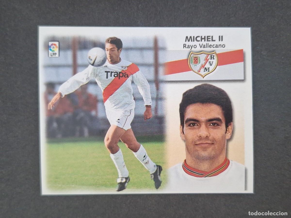 Football Stickers: L5 MICHEL II RAYO VALLECANO LIGA ESTE 1999 2000 99 00 NUNCA PEGADO SIN PEGAR