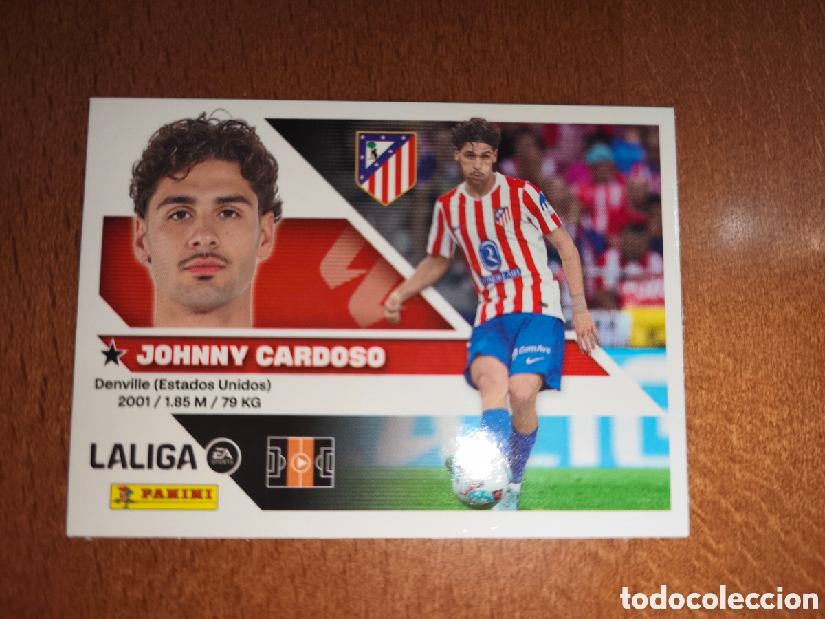Cartes &agrave; collectionner de Football: Johnny Cardoso n&deg;13 liga este 26/27 Atl&eacute;tico De Madrid