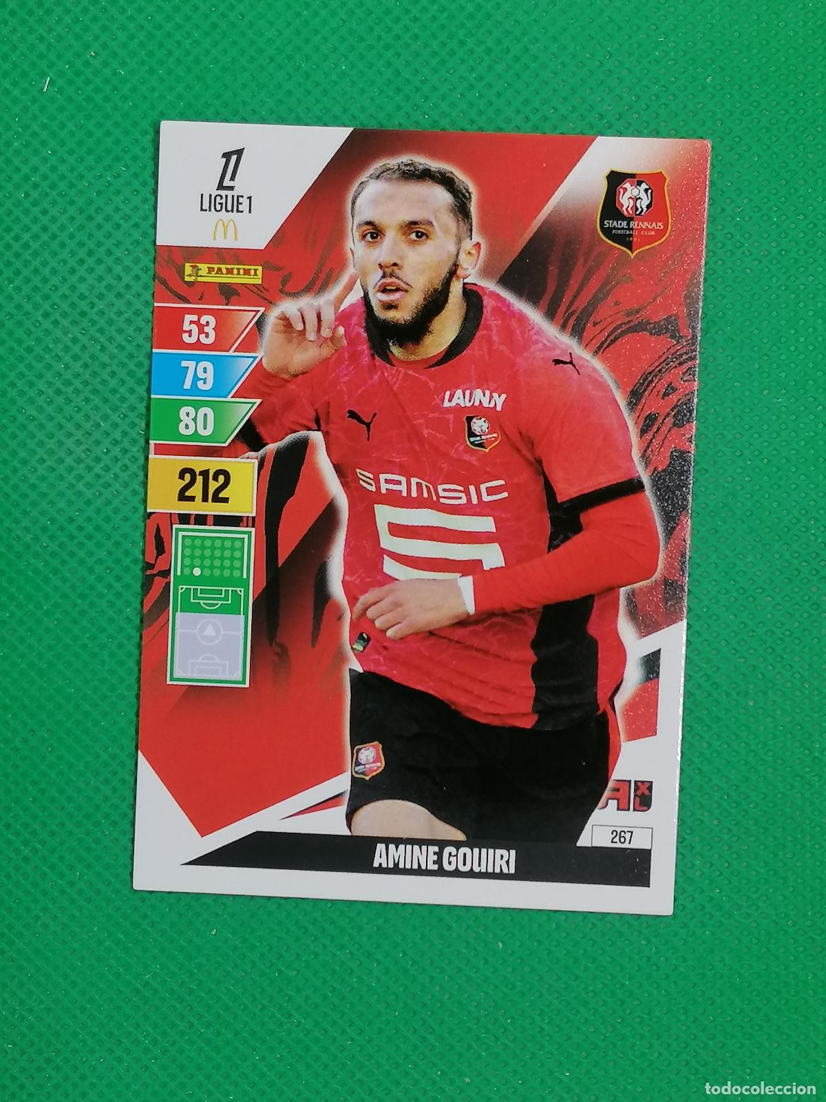 Football Stickers: 267 AMINE GOUIRI STADE RENNAIS ⚽ LIGUE 1 MCDONALDS ADRENALYN XL 2024 2025 24 25 ⚽