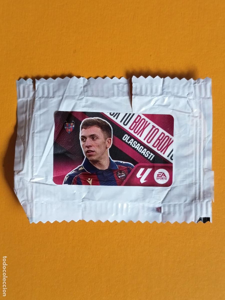 Football Stickers: OLASAGASTI. BOX TO BOX. LEVANTE U.D. CHICLE LIGA ESTE 2026-27. PANINI