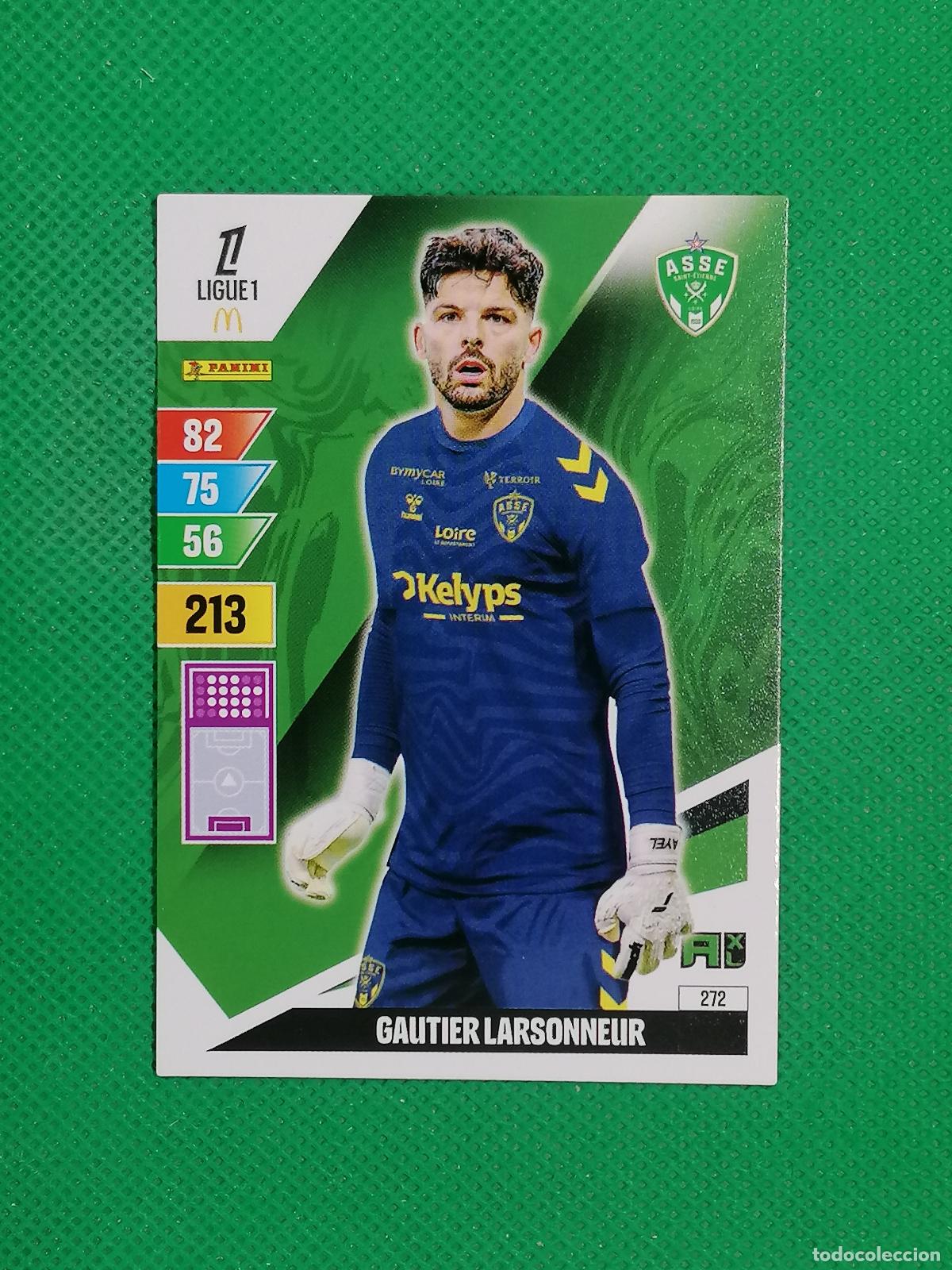 Cartes &agrave; collectionner de Football: 272 GAUTIER LARSONNEUR SAINT ETIENNE ⚽ LIGUE 1 MCDONALDS ADRENALYN XL 2024 2025 24 25 ⚽