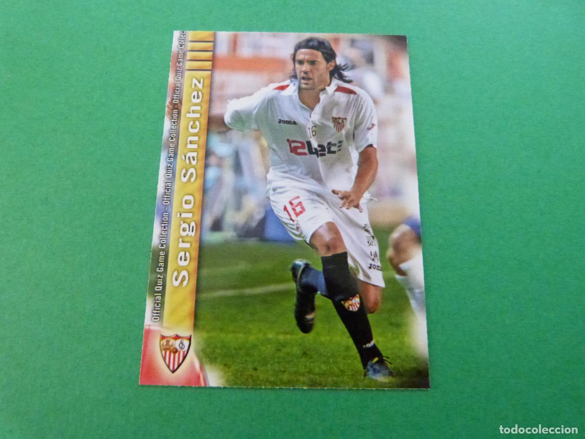 Cartes &agrave; collectionner de Football: TRADING CARD FUTBOL SERGIO SANCHEZ SEVILLA F.C. N&ordm; 647 UH FICHAS LIGA MUNDICROMO 2009-2010/09-10