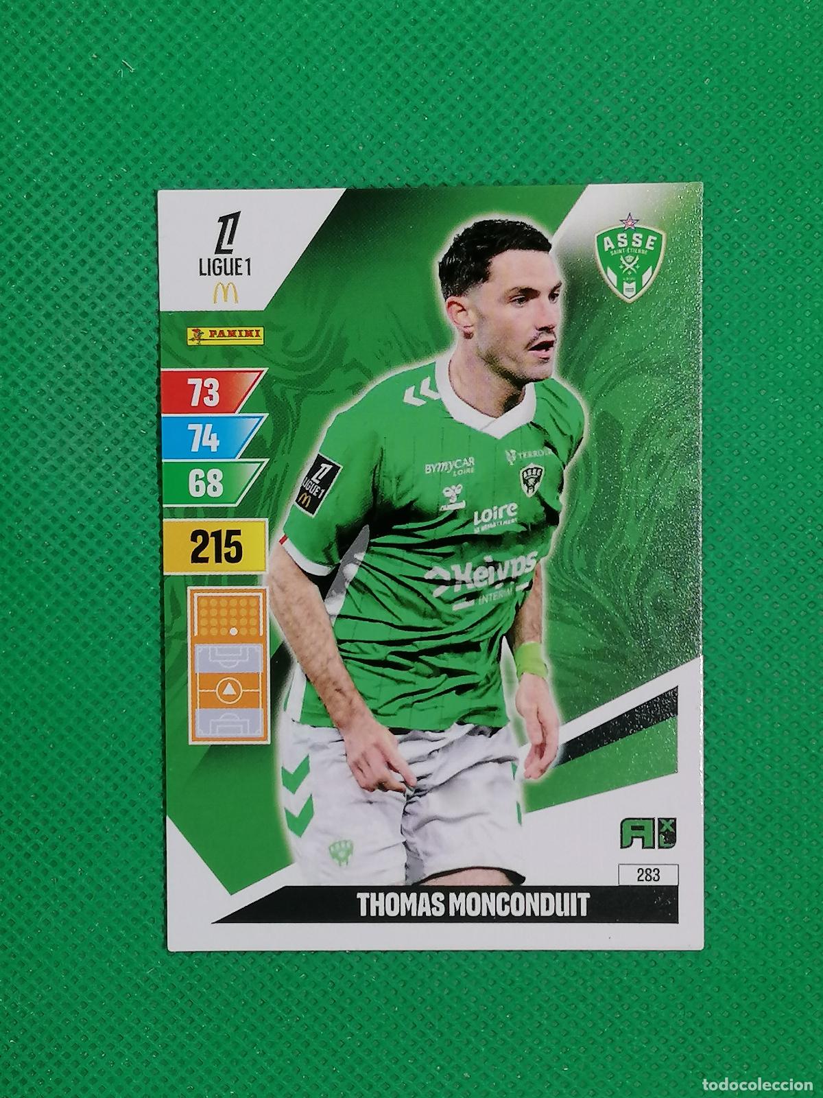 Cromos de f&uacute;tbol: 283 THOMAS MONCONDUIT SAINT ETIENNE ⚽ LIGUE 1 MCDONALDS ADRENALYN XL 2024 2025 24 25 ⚽