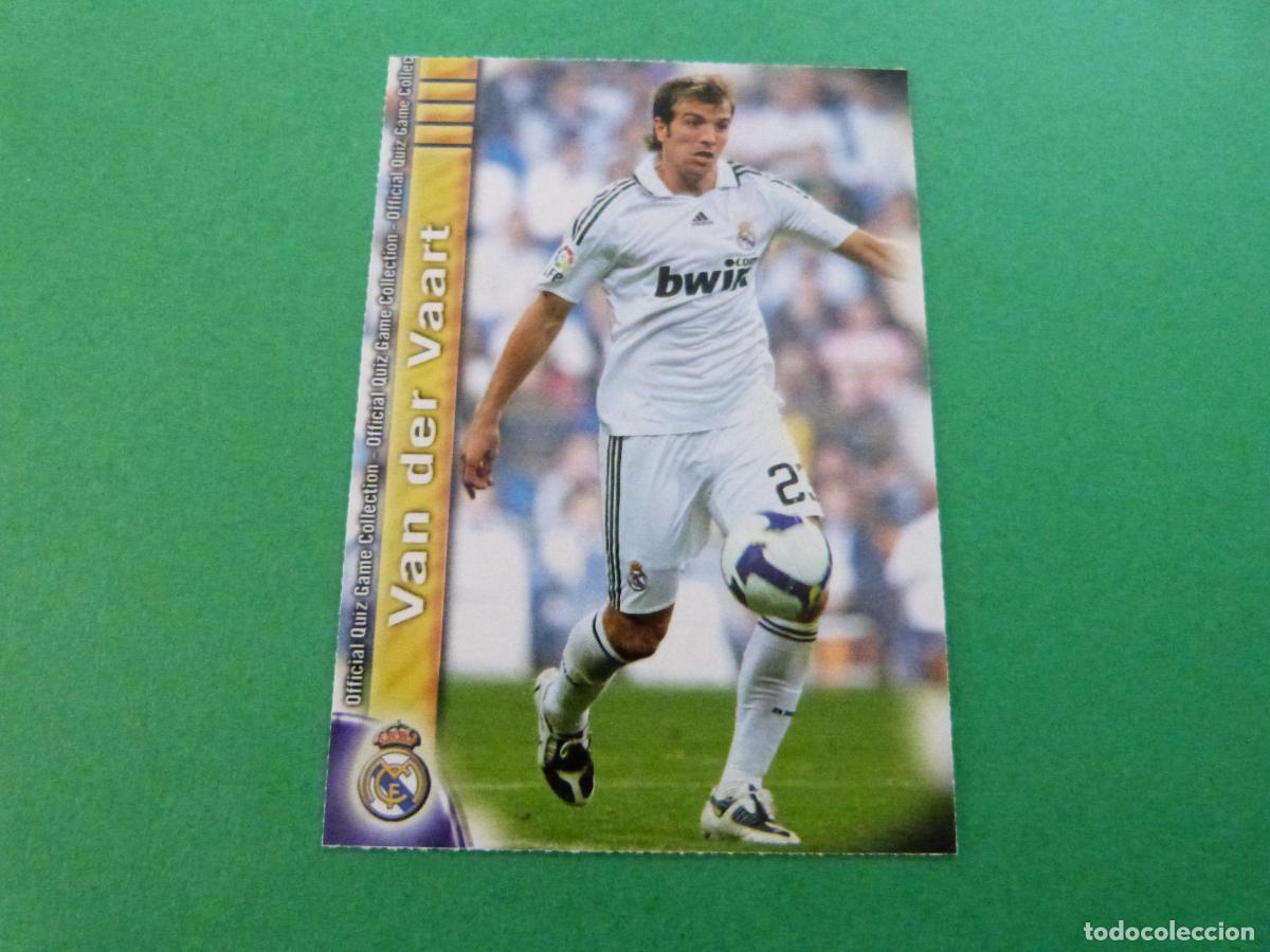 Cromos de f&uacute;tbol: TRADING CARD FUTBOL VAN DER VAART REAL MADRID C.F. N&ordm; 645 UH FICHAS LIGA MUNDICROMO 2009-2010/09-10
