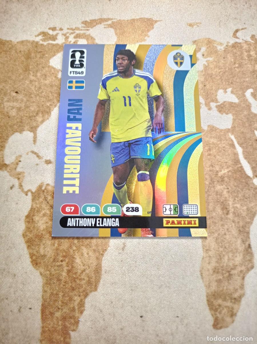 Cromos de f&uacute;tbol: FTS49 ANTHONY ELANGA Suecia Adrenalyn WORLD cup 2026