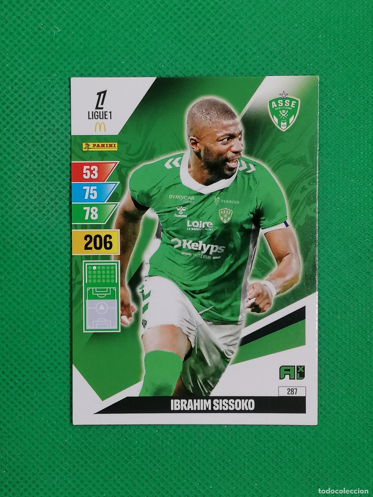 Cromos de f&uacute;tbol: 287 IBRAHIM SISSOKO SAINT ETIENNE ⚽ LIGUE 1 MCDONALDS ADRENALYN XL 2024 2025 24 25 ⚽