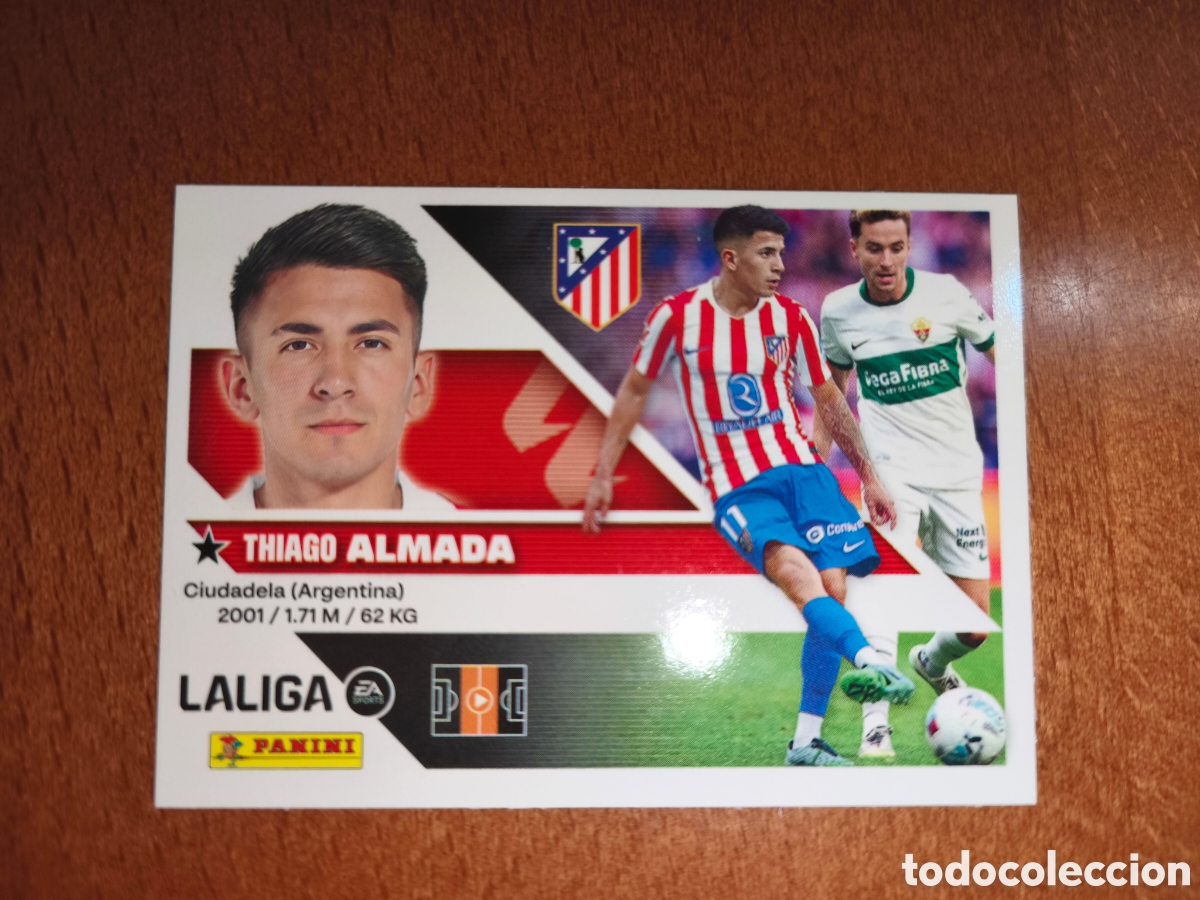 Cromos de f&uacute;tbol: Almada n&deg;16 liga este 26/27 Atl&eacute;tico De Madrid