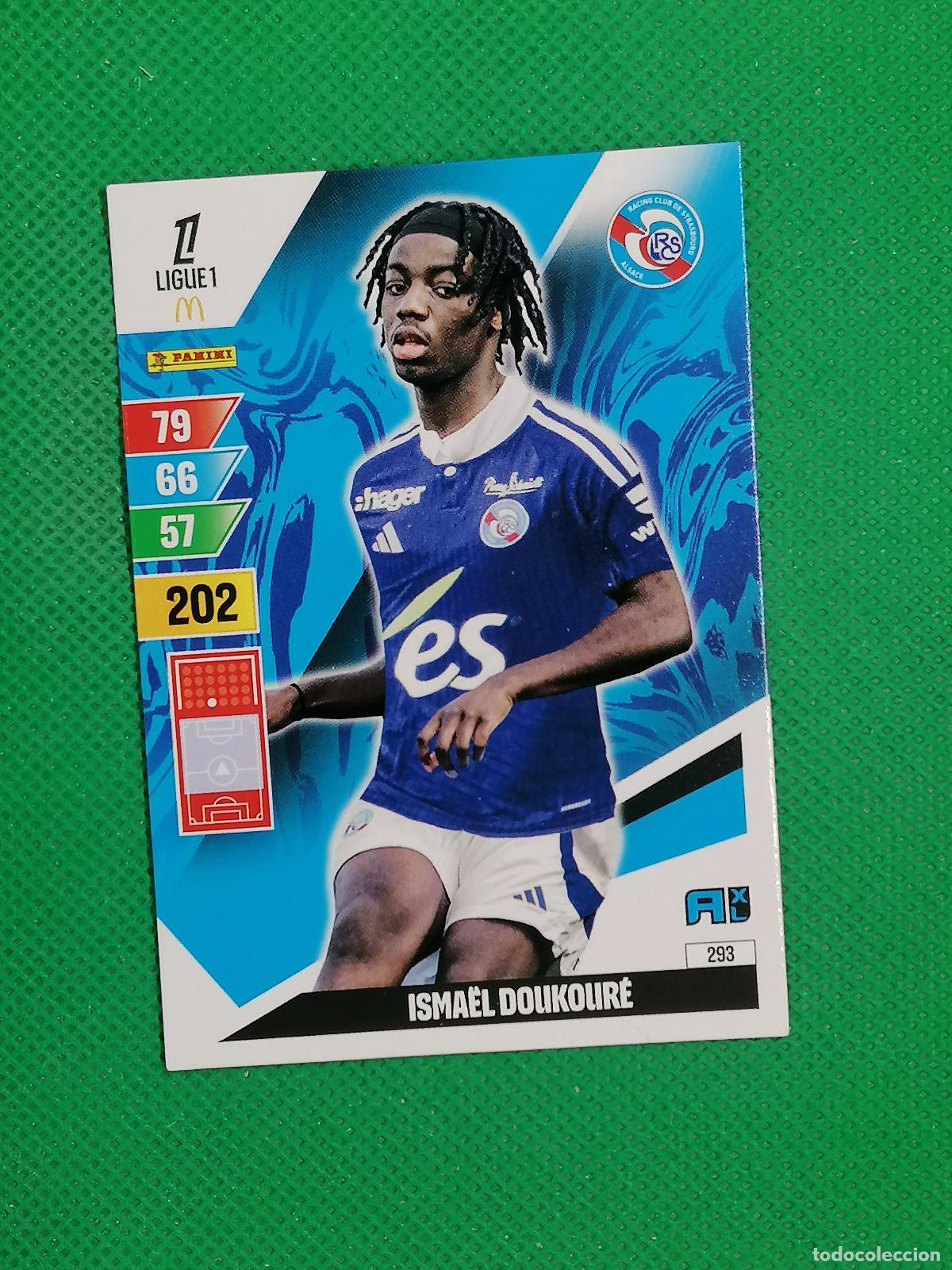 Fu&szlig;ball-Sticker: 293 ISMAEL DOUKOURE STRASBOURG ALSACE ⚽ LIGUE 1 MCDONALDS ADRENALYN XL 2024 2025 24 25 ⚽
