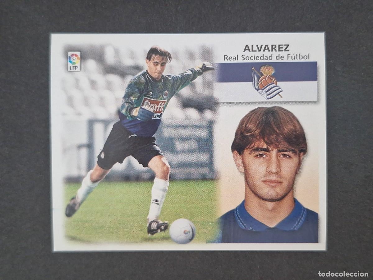 Cartes &agrave; collectionner de Football: L5 ALVAREZ REAL SOCIEDAD LIGA ESTE 1999 2000 99 00 NUNCA PEGADO SIN PEGAR