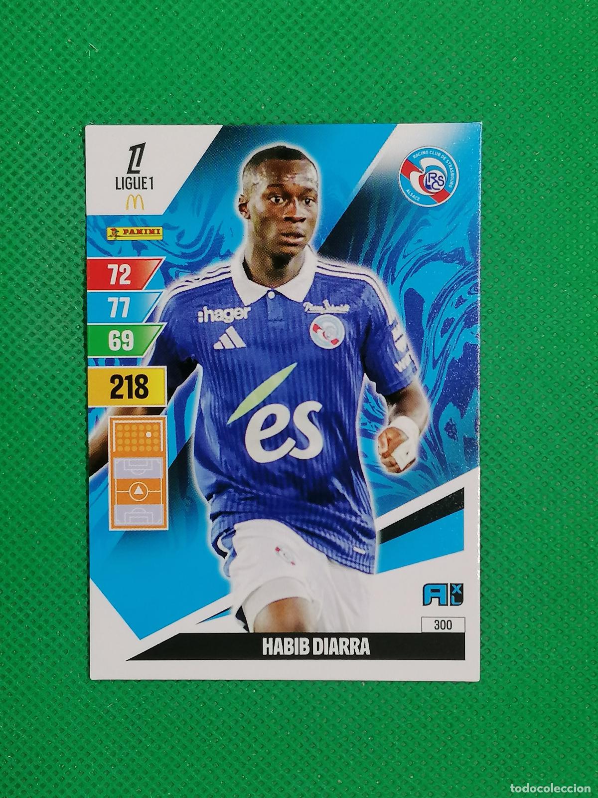 Cartes &agrave; collectionner de Football: 300 HABIB DIARRA STRASBOURG ALSACE ⚽ LIGUE 1 MCDONALDS ADRENALYN XL 2024 2025 24 25 ⚽