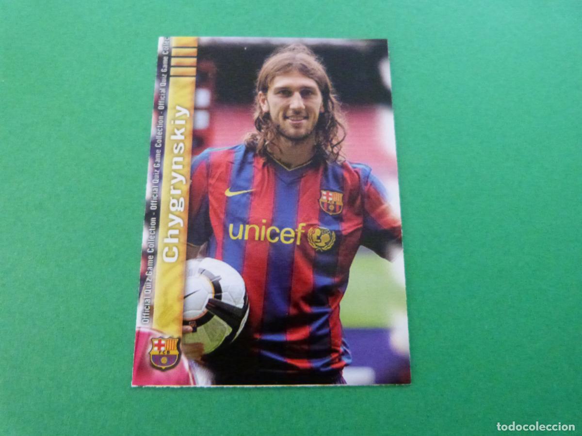 Cartes &agrave; collectionner de Football: TRADING CARD FUTBOL CHYGRYNSKIY F.C. BARCELONA N&ordm; 642 UH FICHAS LIGA MUNDICROMO 2009-2010/09-10