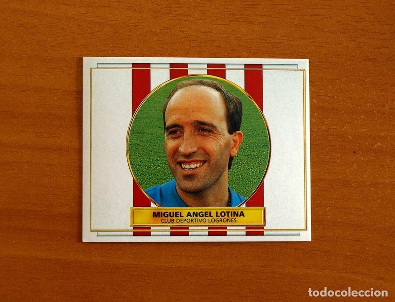 Football Stickers: Logro&ntilde;&eacute;s - Miguel &Aacute;ngel Lotina Entrenador - Ediciones Este Liga 1996-1997, 96-97 - Nunca pegado