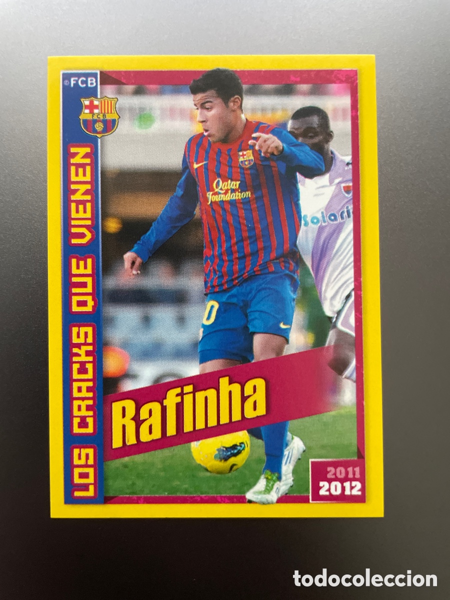 Football Stickers: Rafinha 195 Los Cracks que Vienen Panini FC Barcelona 2011-12 Coleccion Oficial Cromos