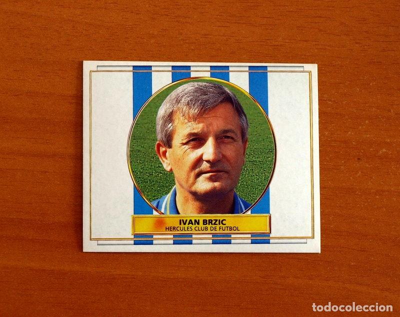 Figurine di Calcio: H&eacute;rcules - Iv&aacute;n Brzic Entrenador - Ediciones Este Liga 1996-1997, 96-97 - Nunca pegado