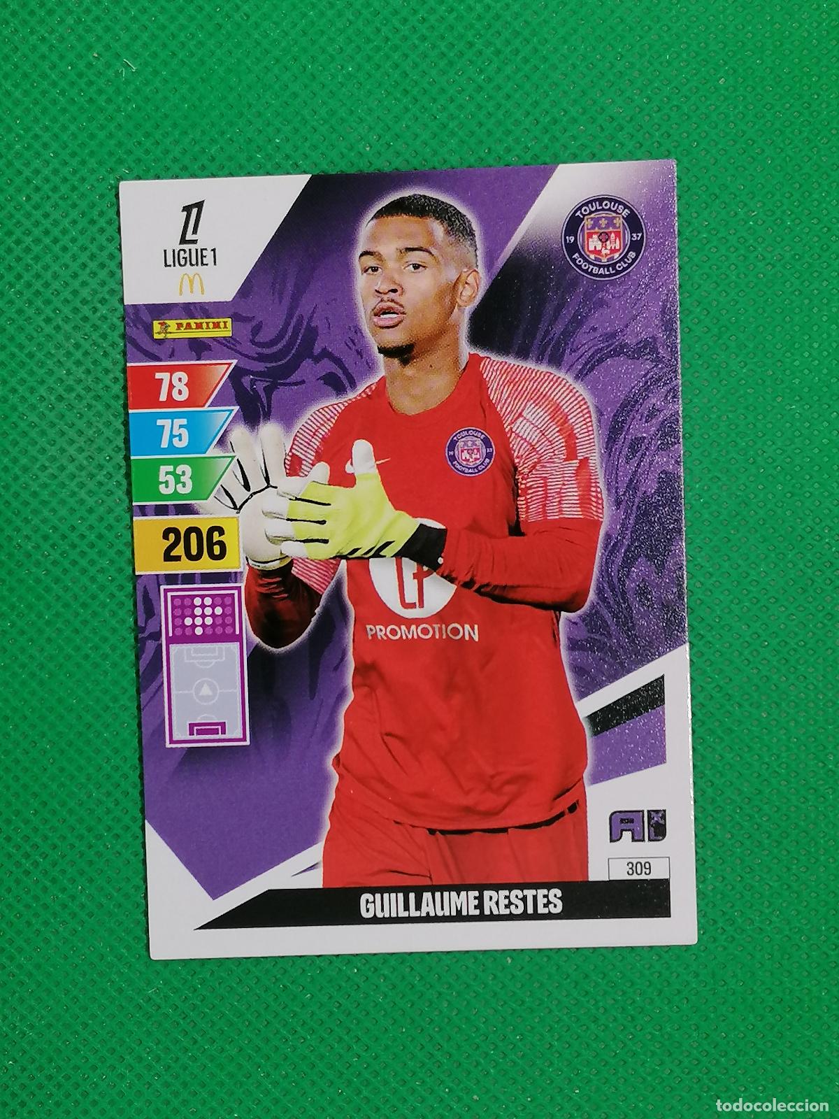 Cartes &agrave; collectionner de Football: 309 GUILLAUME RESTES TOULOUSE ⚽ LIGUE 1 MCDONALDS ADRENALYN XL 2024 2025 24 25 ⚽