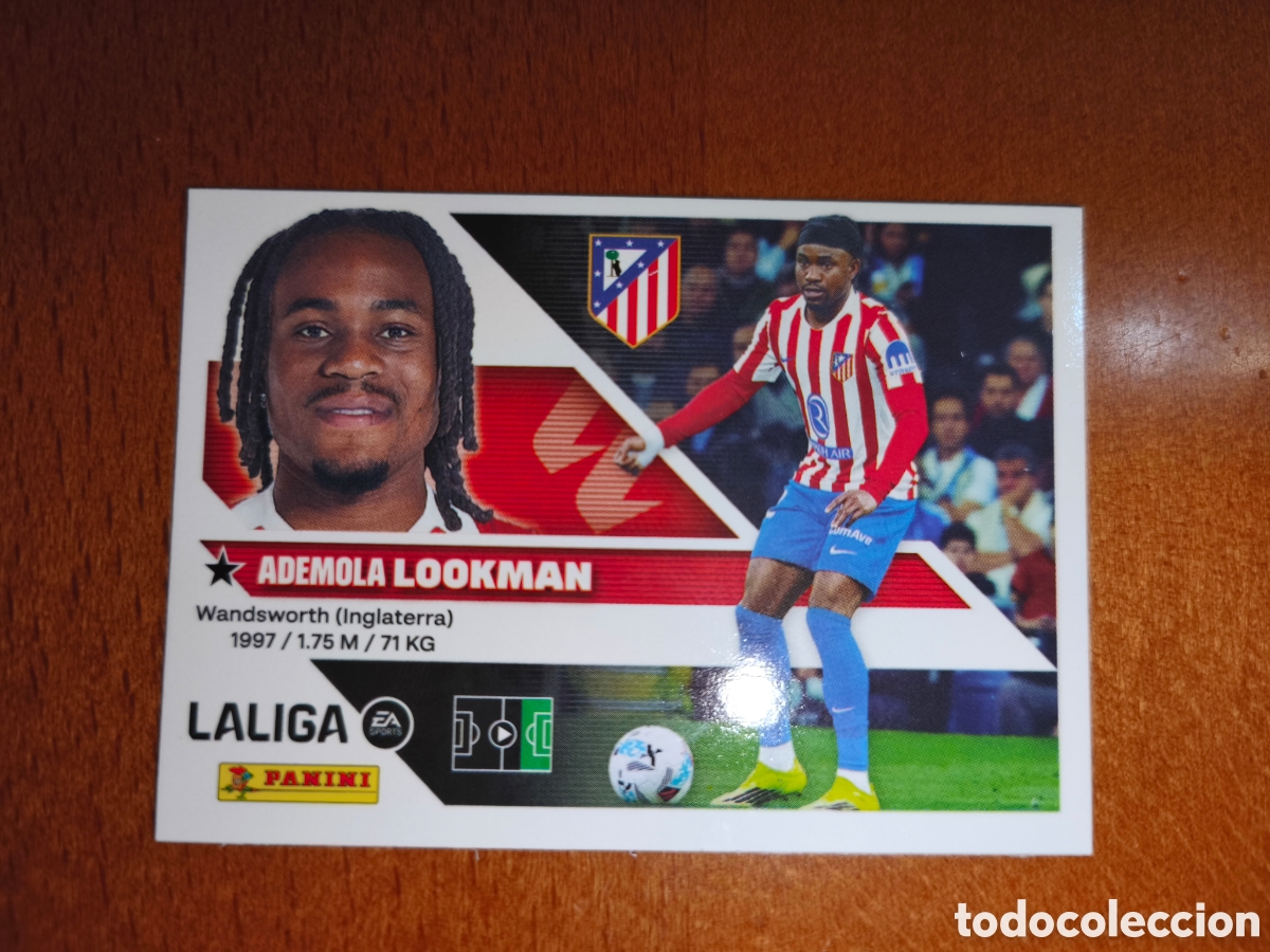 Cartes &agrave; collectionner de Football: Lookman n&deg;18 liga este 26/27 Atl&eacute;tico De Madrid
