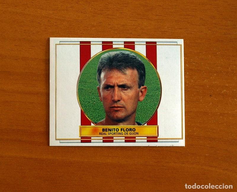 Cartes &agrave; collectionner de Football: Sporting de Gij&oacute;n - Benito Floro, Entrenador - Ediciones Este Liga 1996-1997, 96-97 - Nunca Pegado