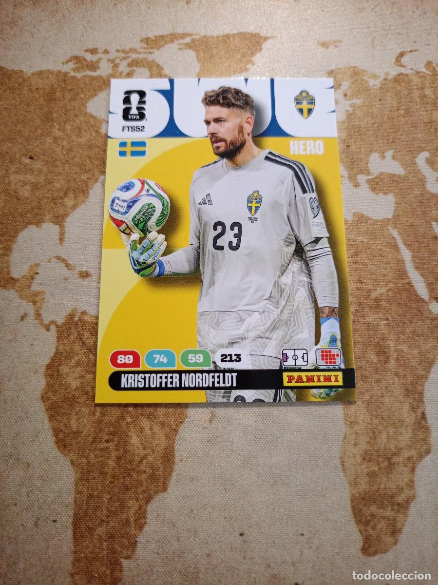 Cartes &agrave; collectionner de Football: FTS52 KRISTOFFER NORDFELDT Suecia Adrenalyn WORLD cup 2026