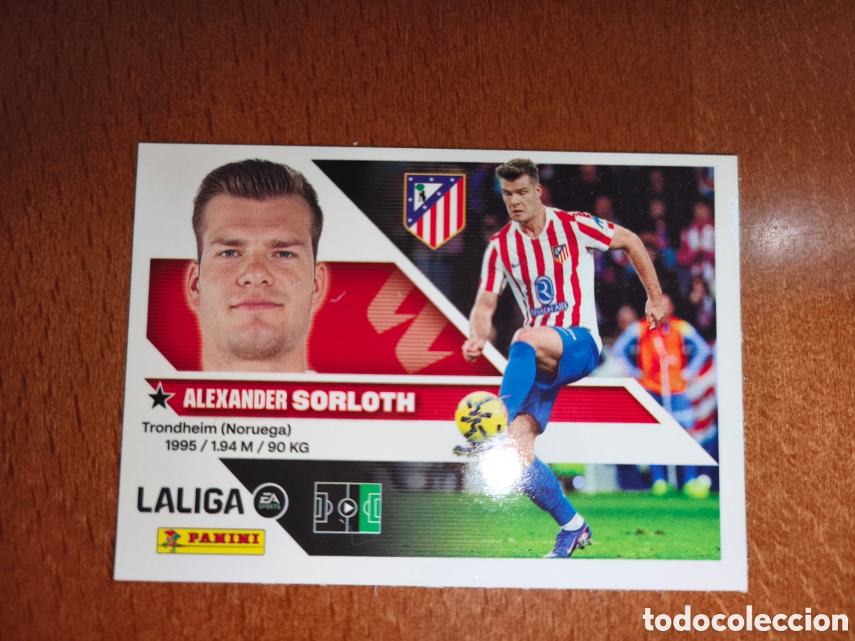 Football Stickers: Sorloth n&deg;19 liga este 26/27 Atl&eacute;tico De Madrid