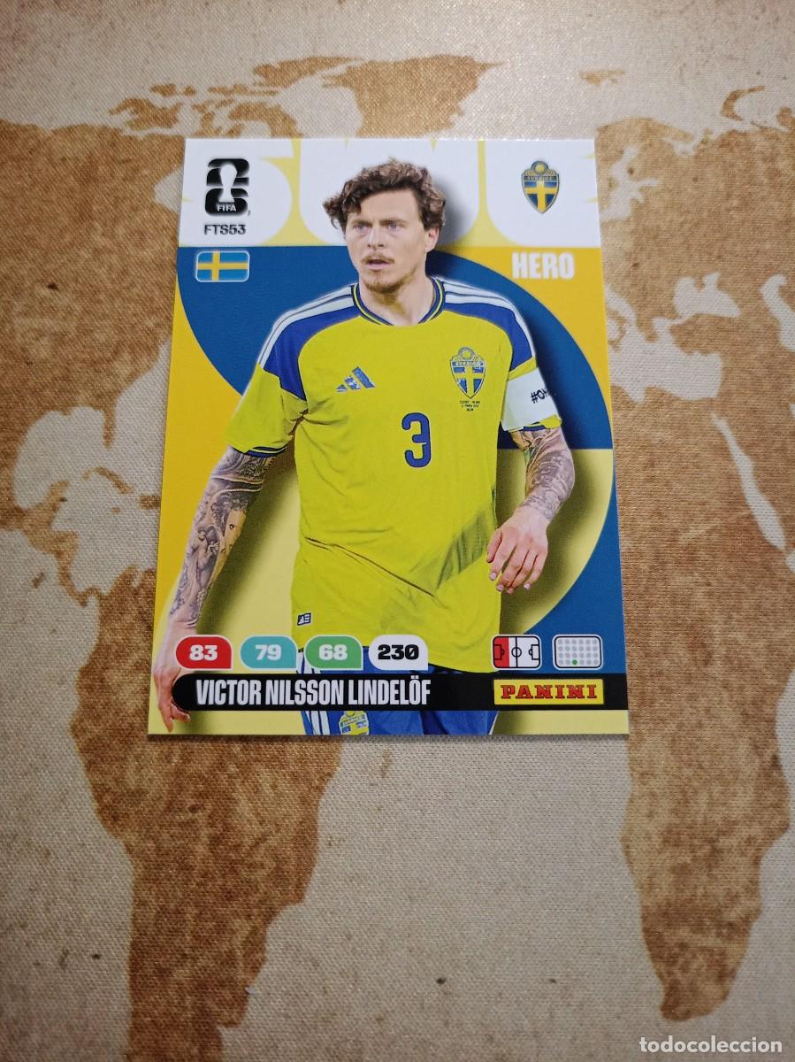 Football Stickers: FTS53 VICTOR NILSSON LINDELOF Suecia Adrenalyn WORLD cup 2026