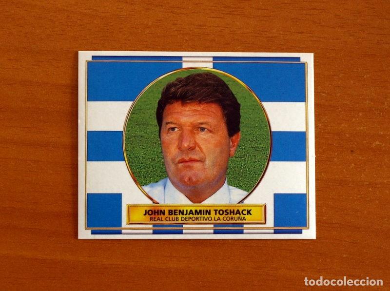 Football Stickers: Deportivo Coru&ntilde;a -John Benjamin Toshack Entrenador -Ediciones Este Liga 1996-1997-96-97-Nunca pegado