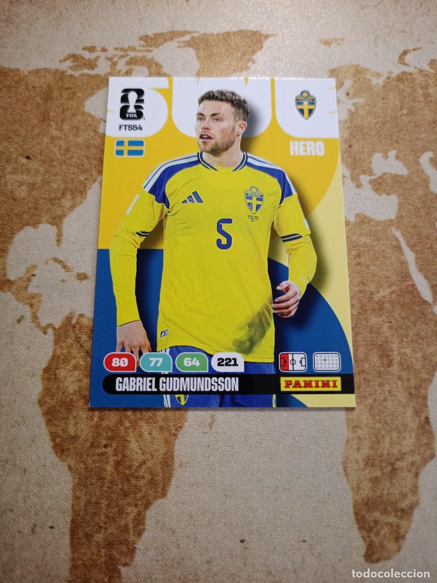 Fu&szlig;ball-Sticker: FTS54 GABRIEL GUDMUNDSSON Suecia Adrenalyn WORLD cup 2026