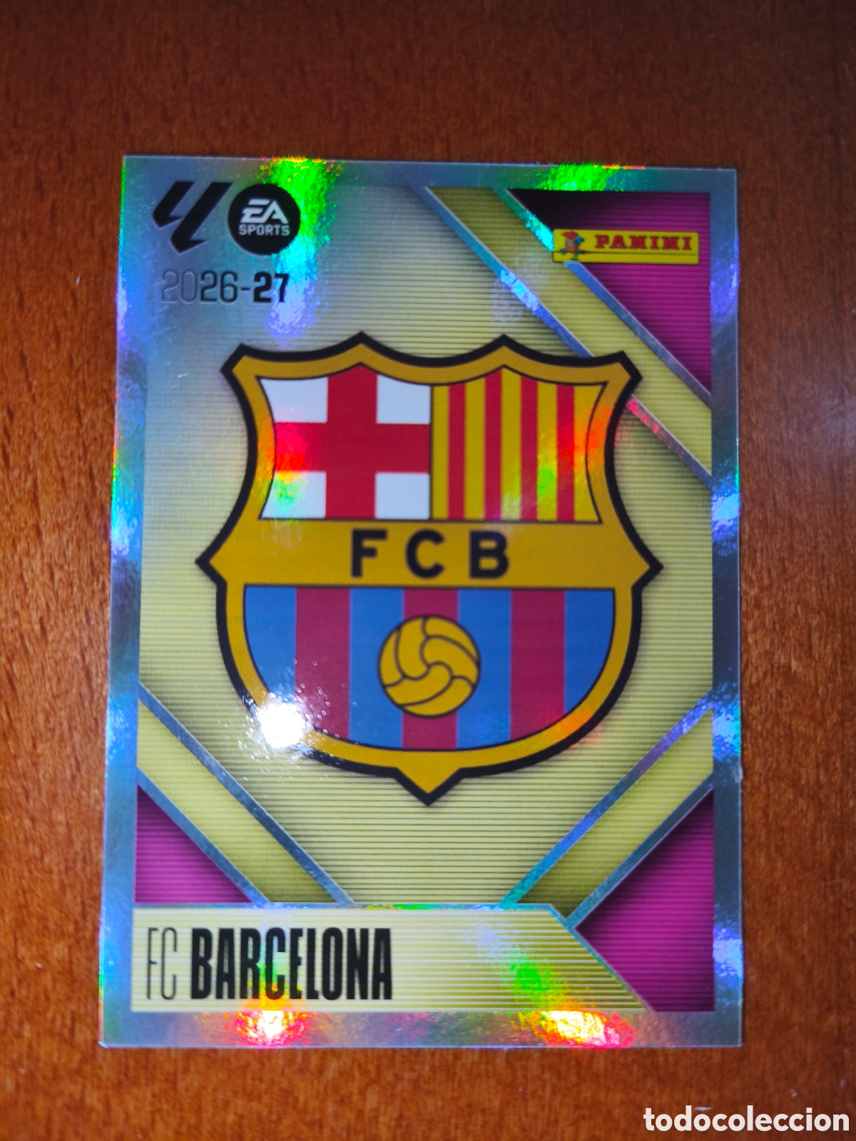 Football Stickers: Escudo FC Barcelona n&deg;1 liga este 26/27
