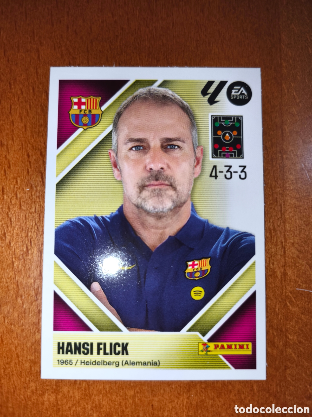 Cromos de f&uacute;tbol: Hansi Flick n&deg;2 liga este 26/27 Barcelona