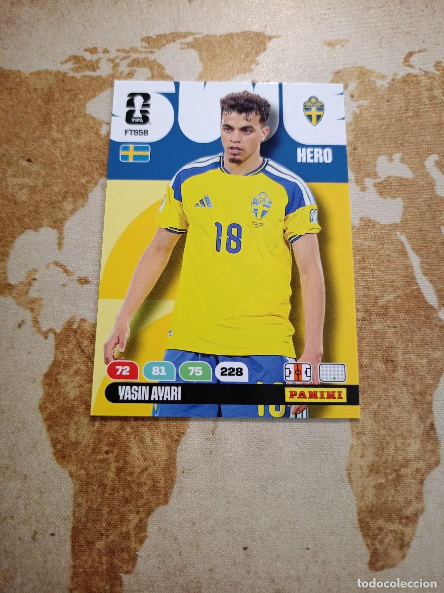 Cromos de f&uacute;tbol: FT58 YASIN AYARI Suecia Adrenalyn WORLD cup 2026