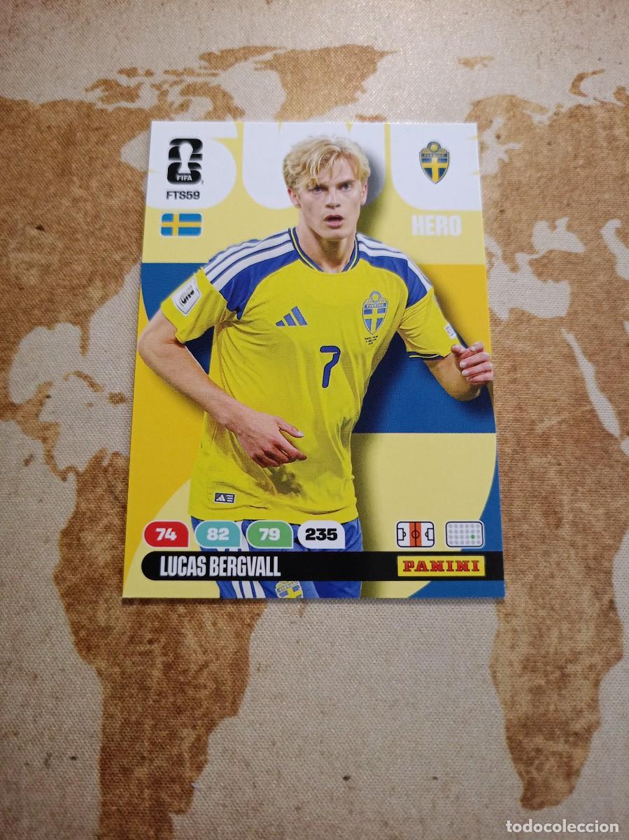 Cromos de f&uacute;tbol: FT59 LUCAS BERGVALL Suecia Adrenalyn WORLD cup 2026