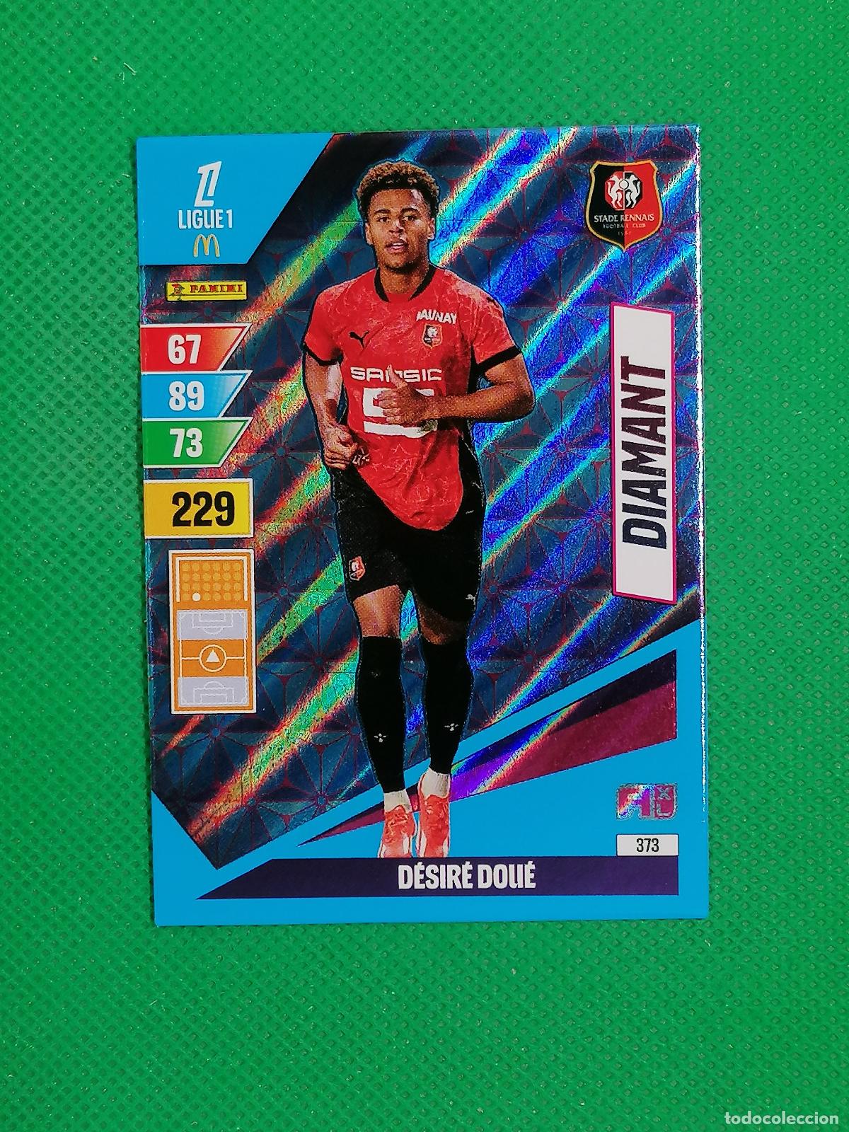 Cromos de f&uacute;tbol: 373 DESIRE DOUE STADE RENNAIS ROOKIE DIAMANT ⚽ LIGUE 1 MCDONALDS ADRENALYN XL 2024 2025 24 25 ⚽