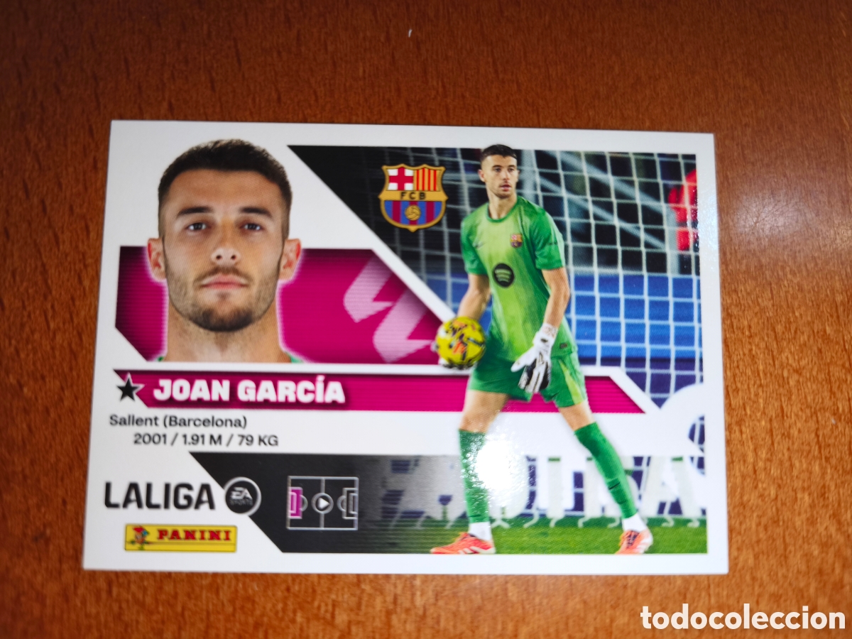Cromos de f&uacute;tbol: Joan Garc&iacute;a n&deg;3 liga este 26/27 Barcelona
